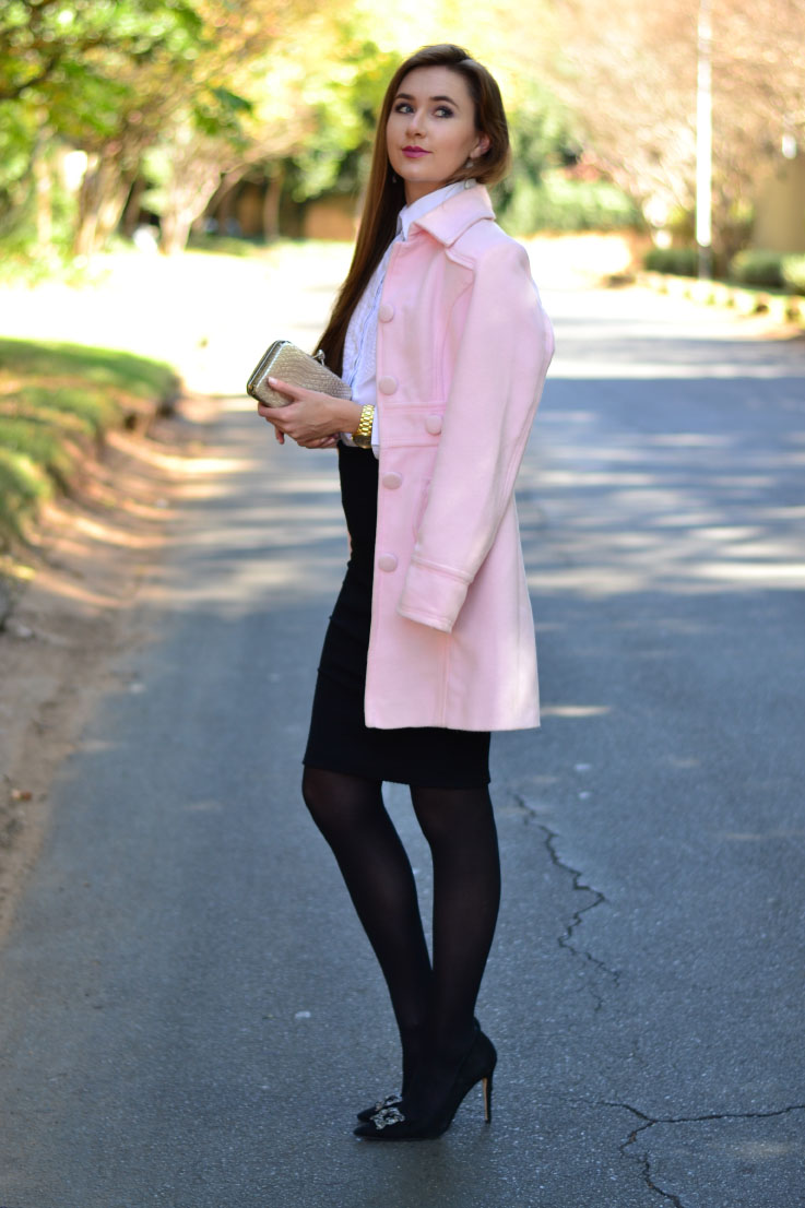 black and pink
