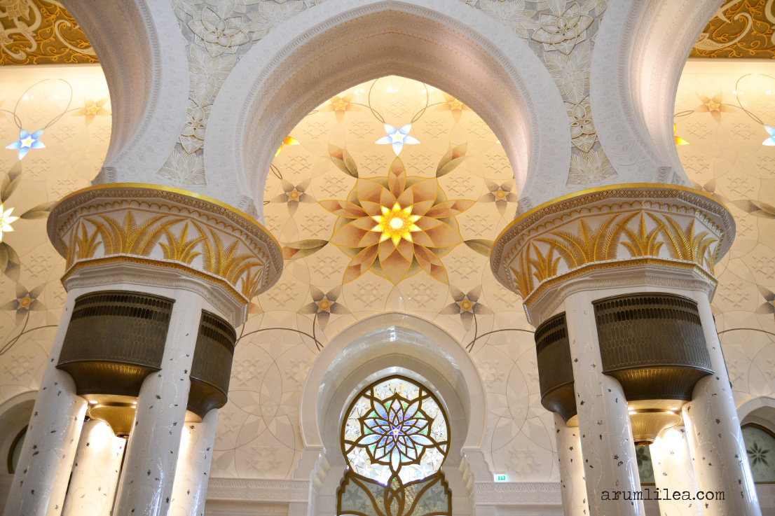 Inside the Grand Mosque, Abu Dhabi