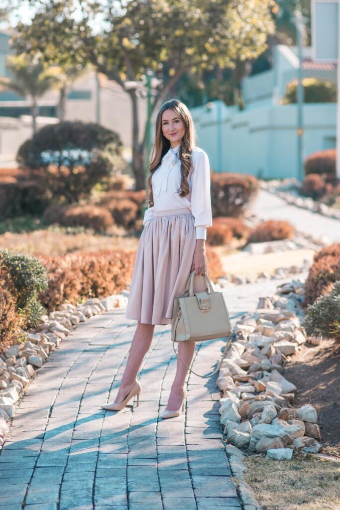 Elegant Winter Wear Brigitte Midi Skirt